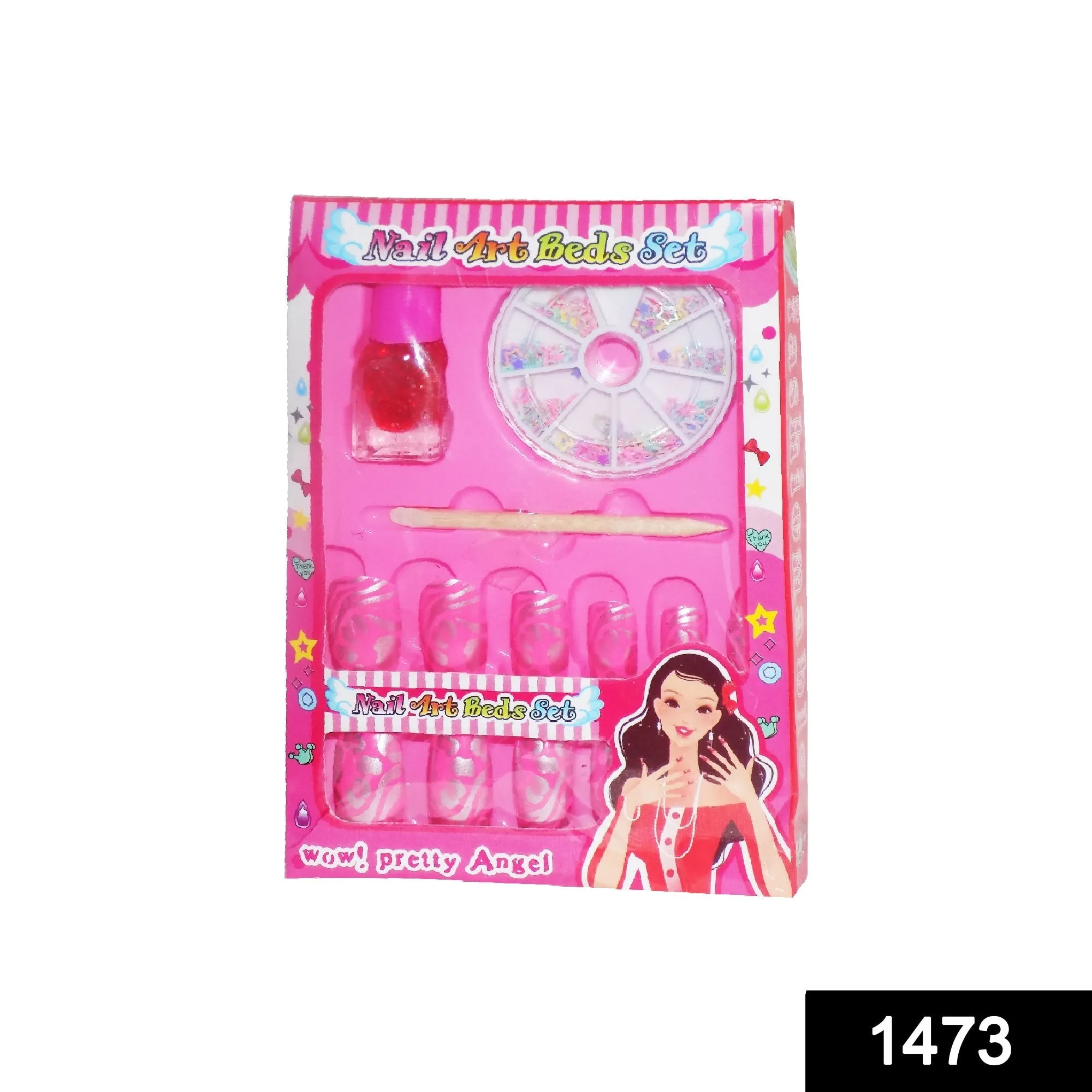 1473 Nail Art Studio Manicure Set for Girls (Pack of 15)