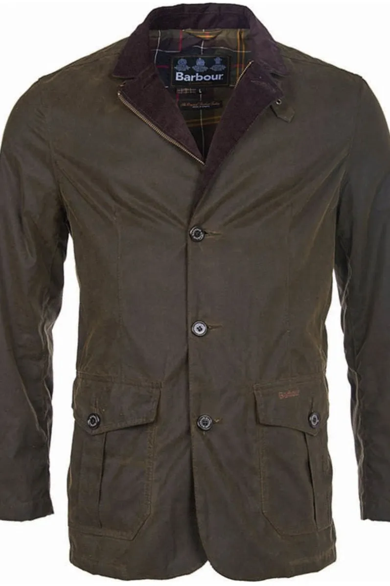 Barbour Lutz -Wax Jacket-Olive-MWX0566OL51