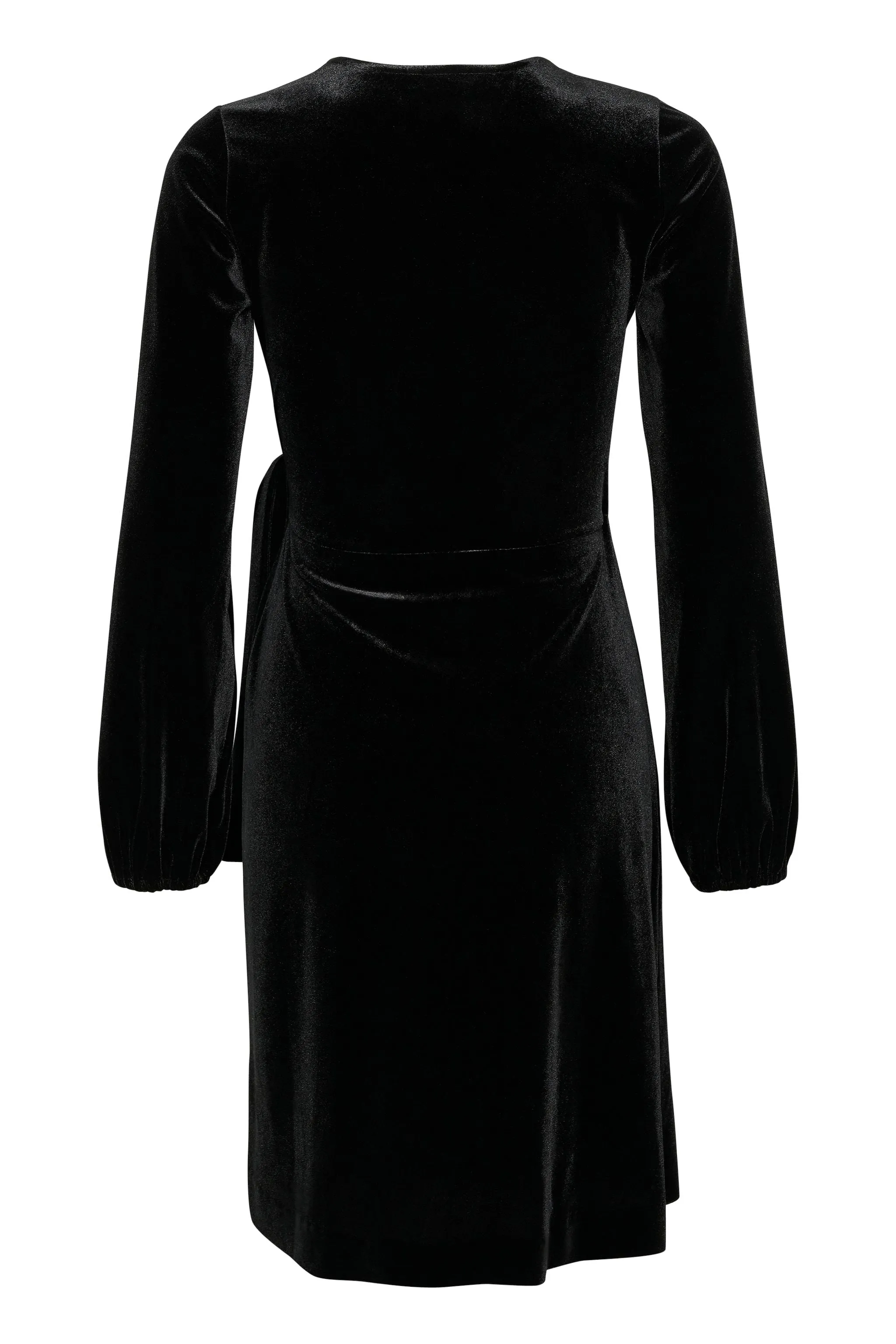 BrynnIW Goriel Wrap Dress - Black