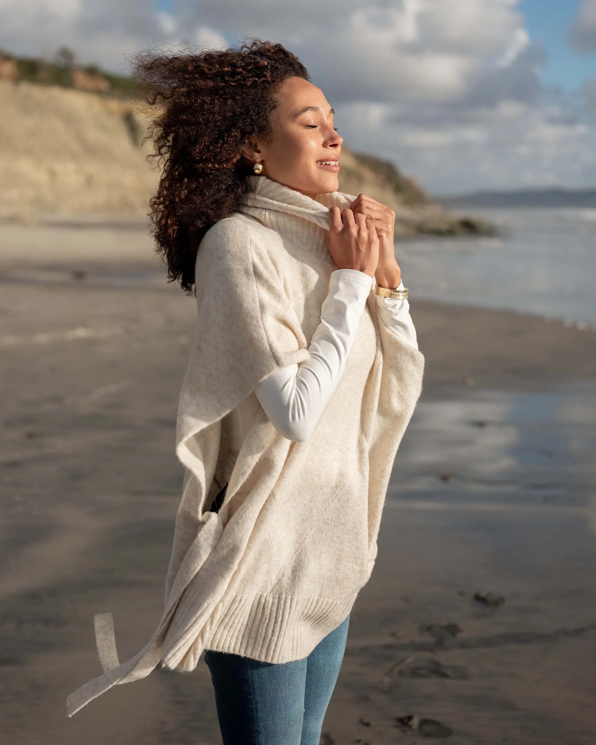 Cape Poncho Sweater