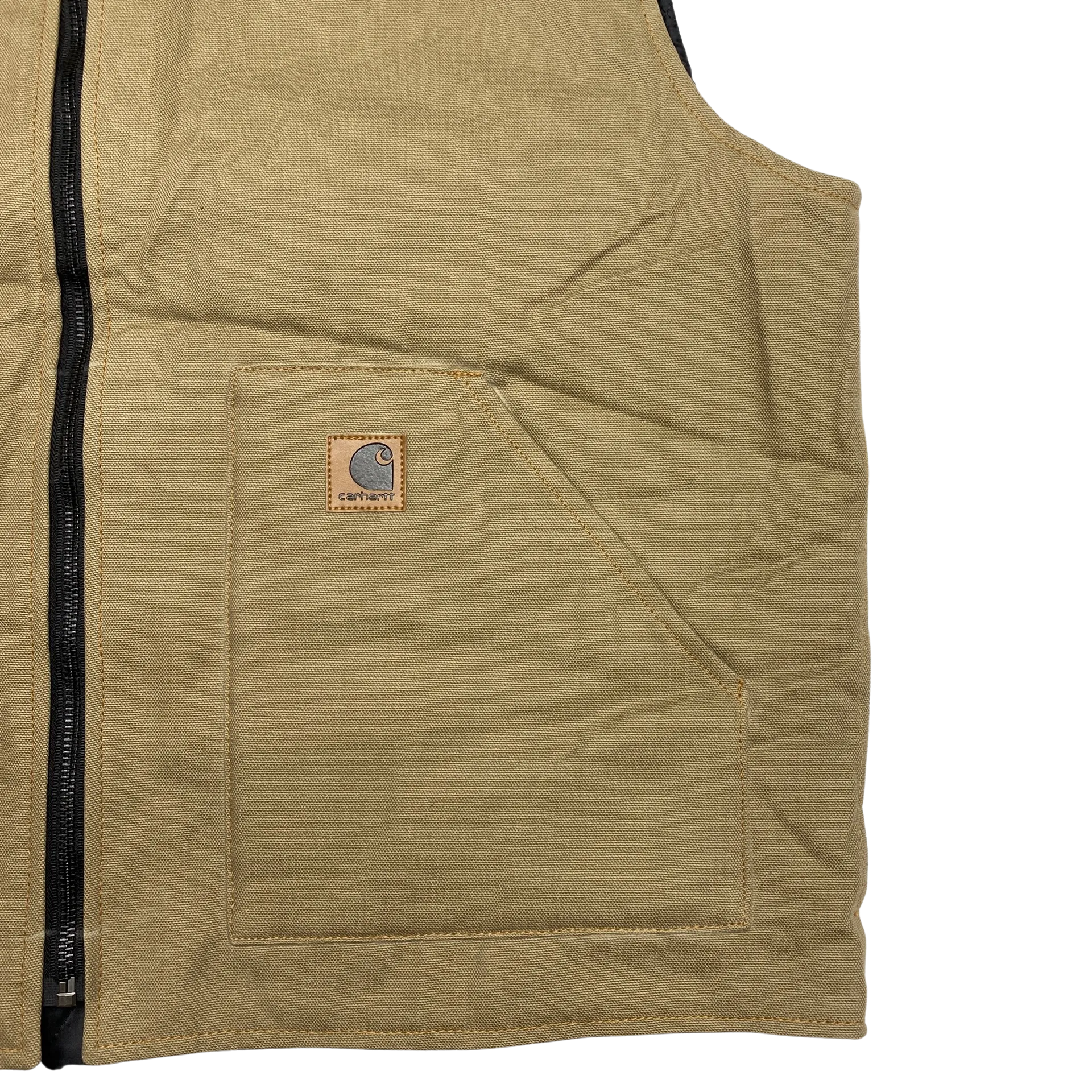 Carhartt Sand Reworked Quilted Gilet