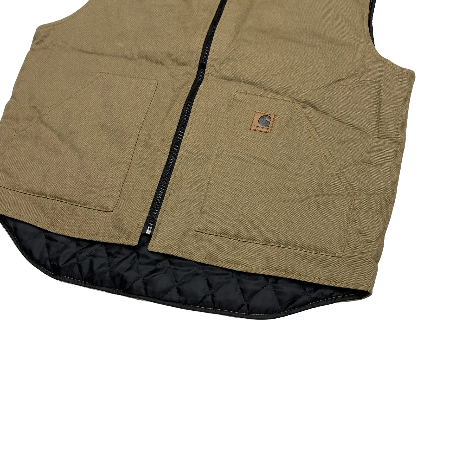 Carhartt Sand Reworked Quilted Gilet