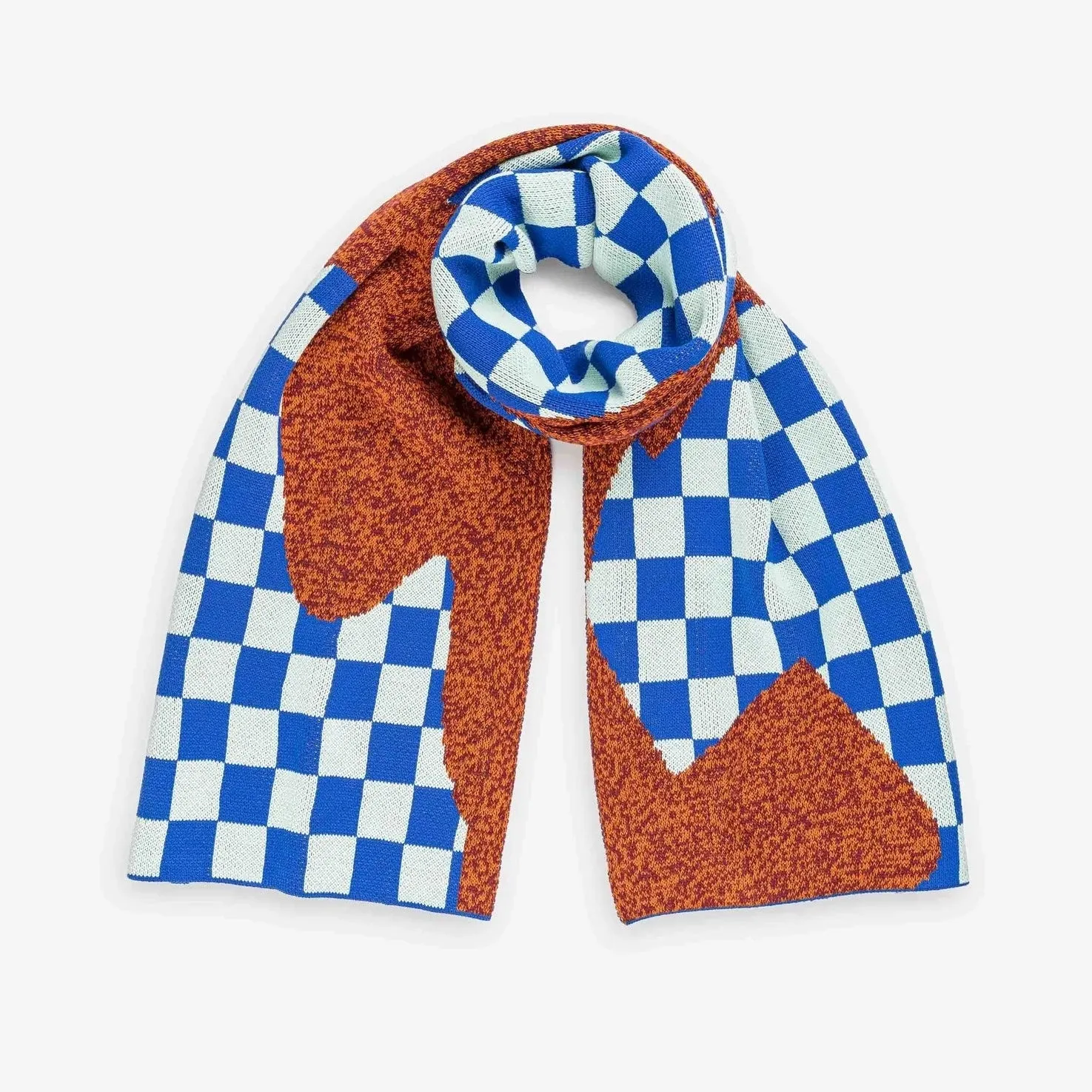 Checkerboard Spill Scarf by Verloop