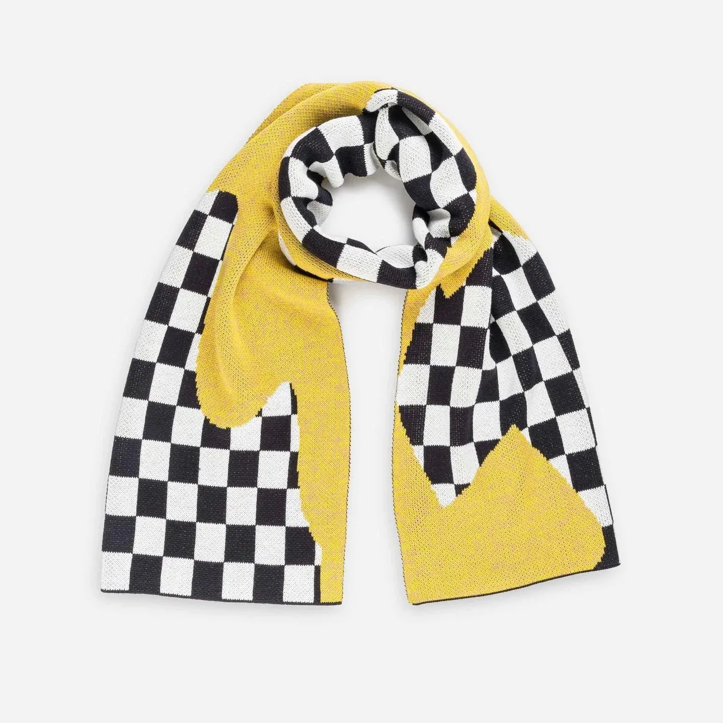 Checkerboard Spill Scarf by Verloop