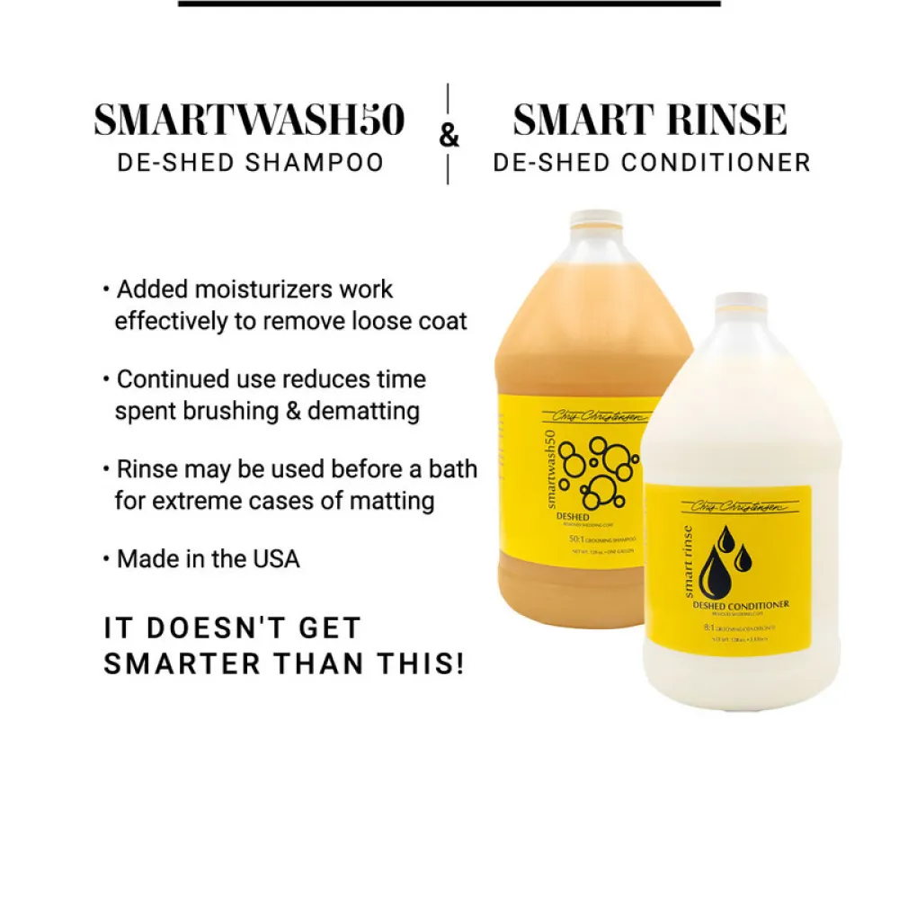 Chris Christensen Smart Rinse De Shed Conditioner for Dogs and Cats