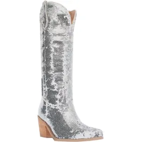 DANCE HALL QUEEN FABRIC BOOT