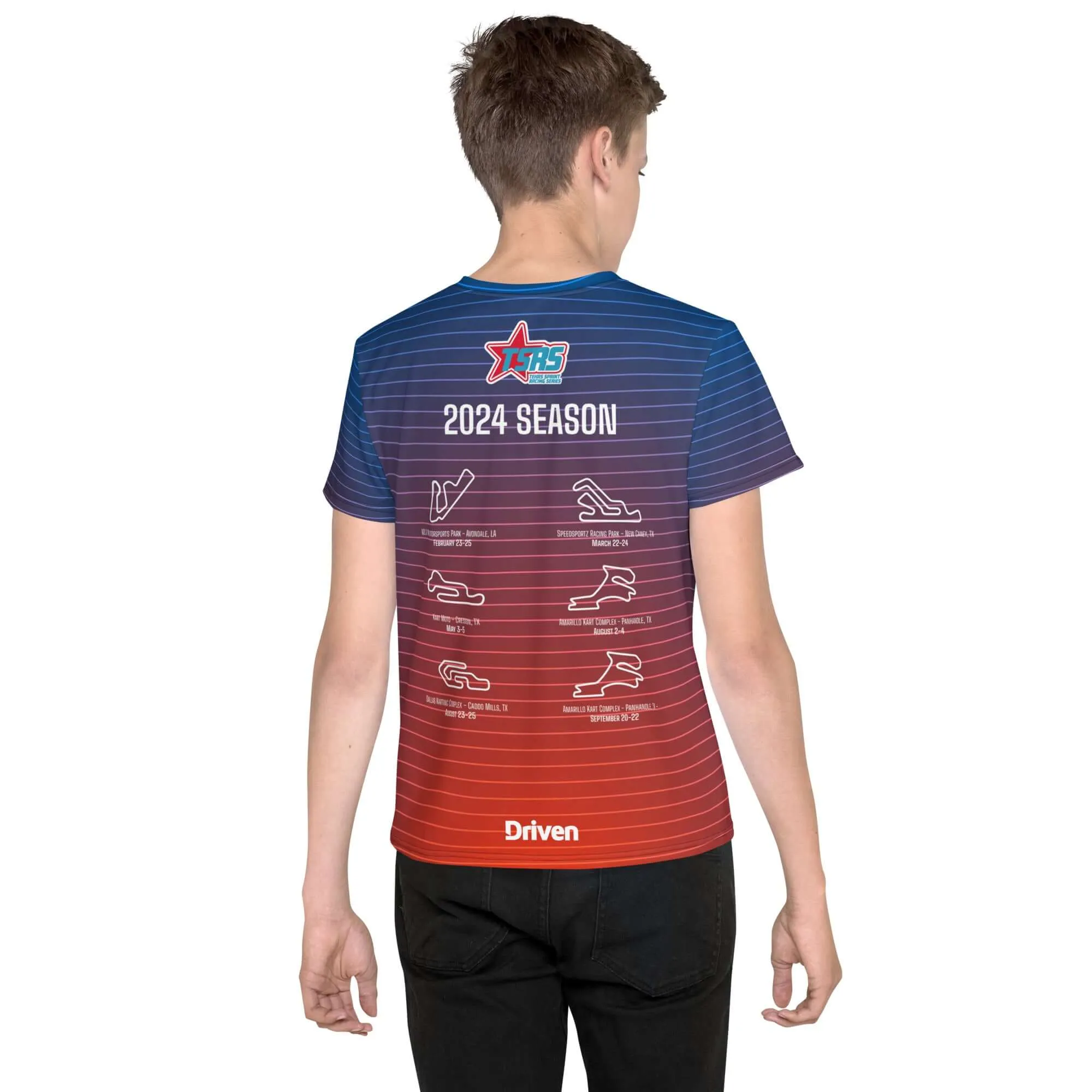 DRIVEN | TSRS '24 | T-shirt - Youth - Red/Blue