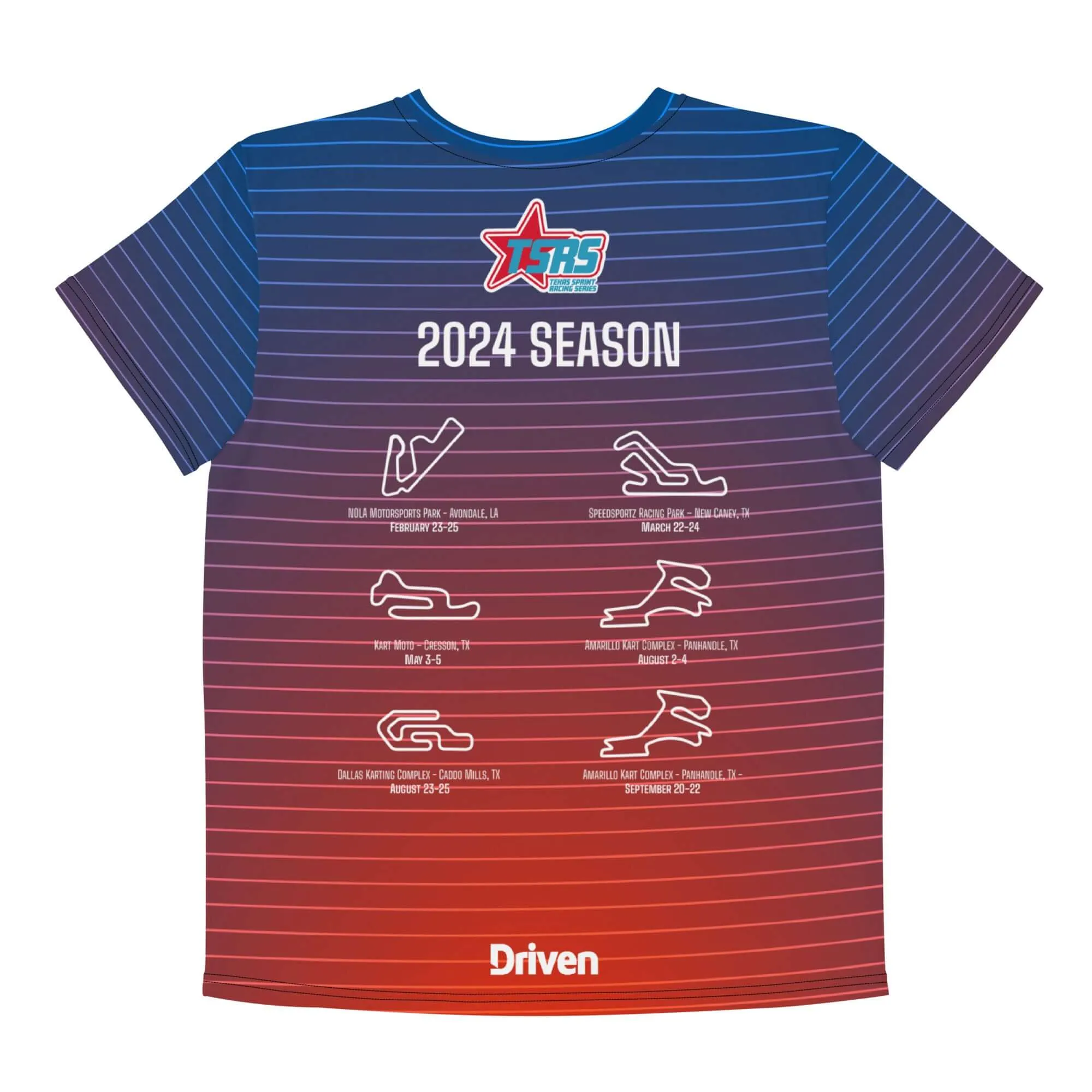 DRIVEN | TSRS '24 | T-shirt - Youth - Red/Blue