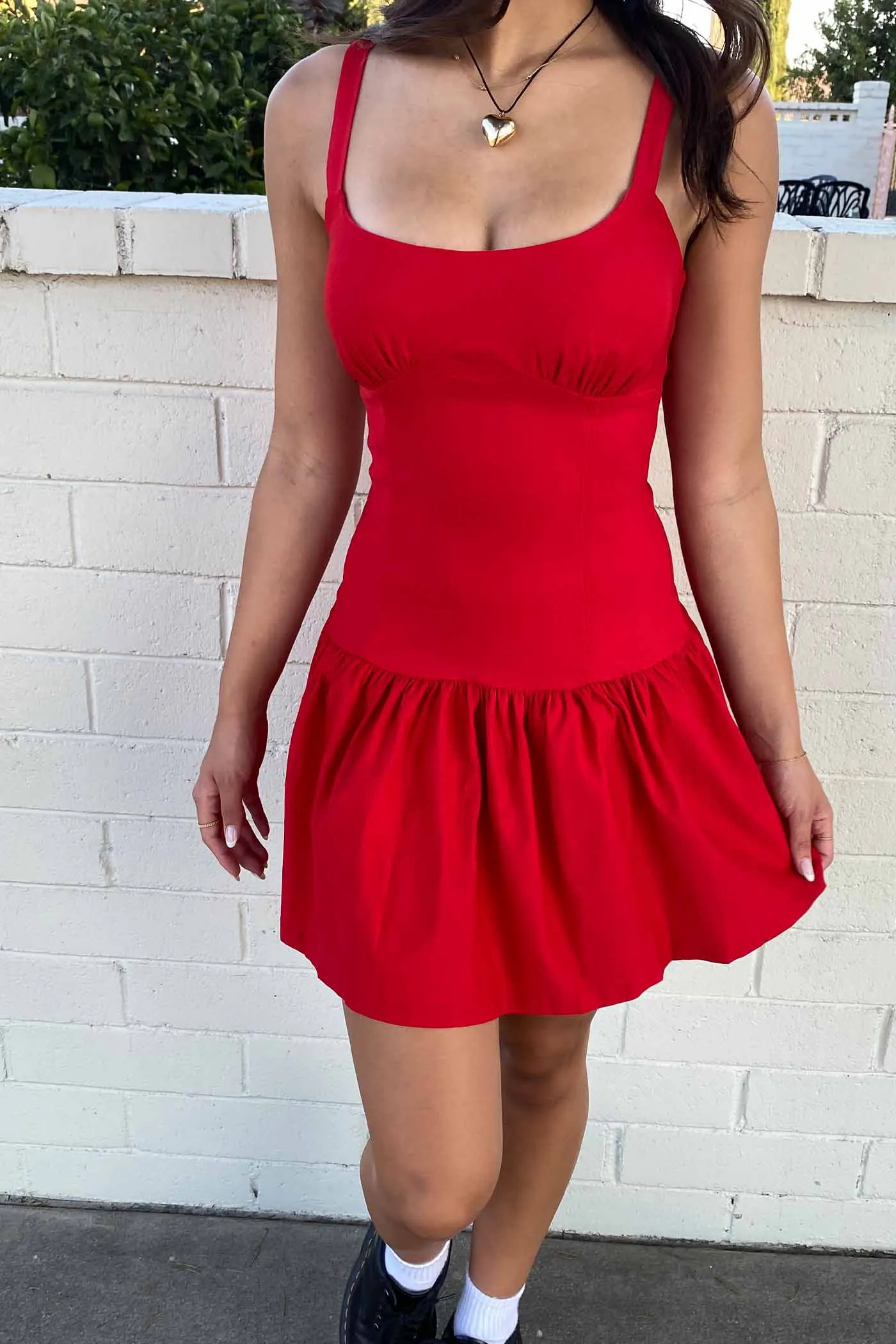 Drop Waist Sleeveless Mini Dress