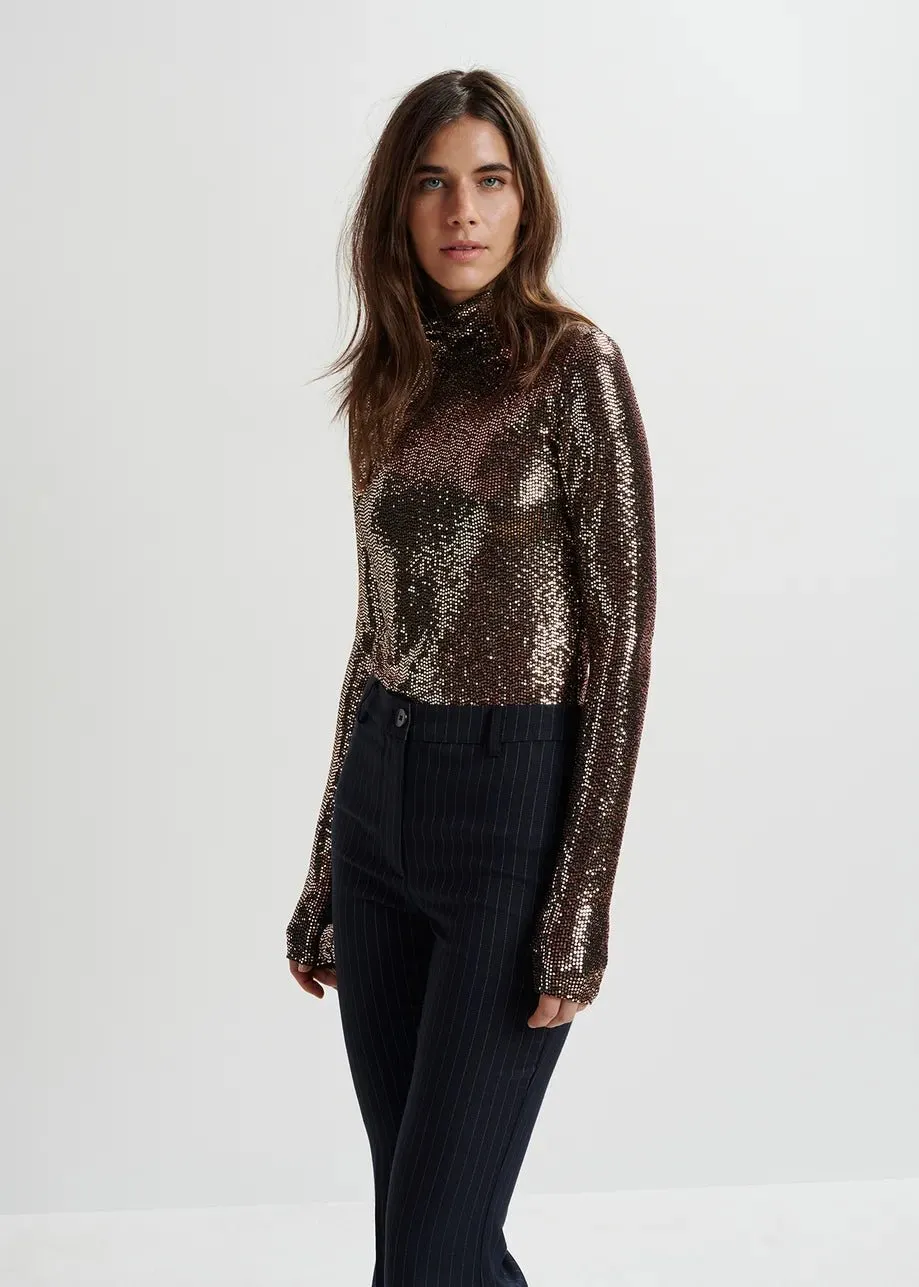 Essentiel Antwerp Turtleneck in Gold