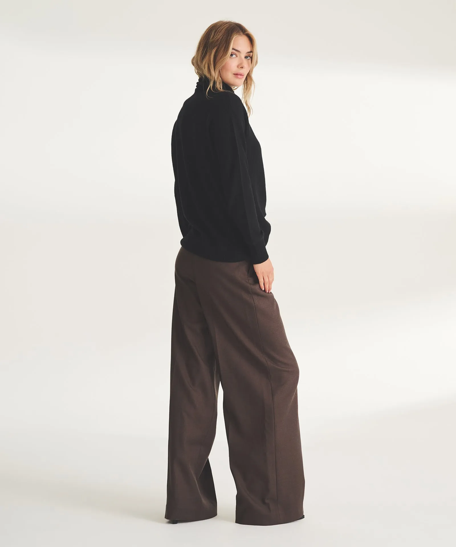 Featherweight Cashmere Turtleneck