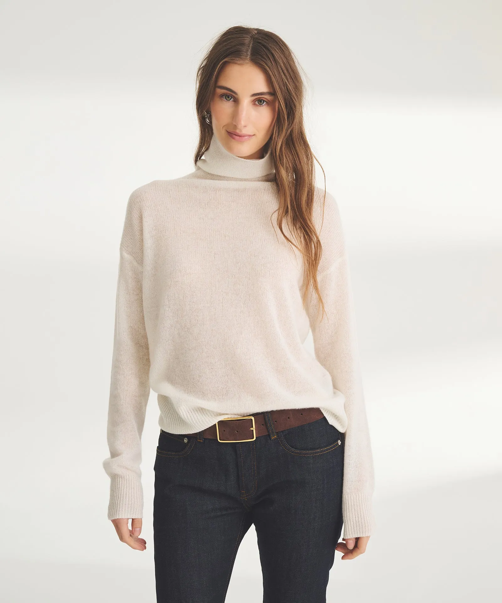 Featherweight Cashmere Turtleneck