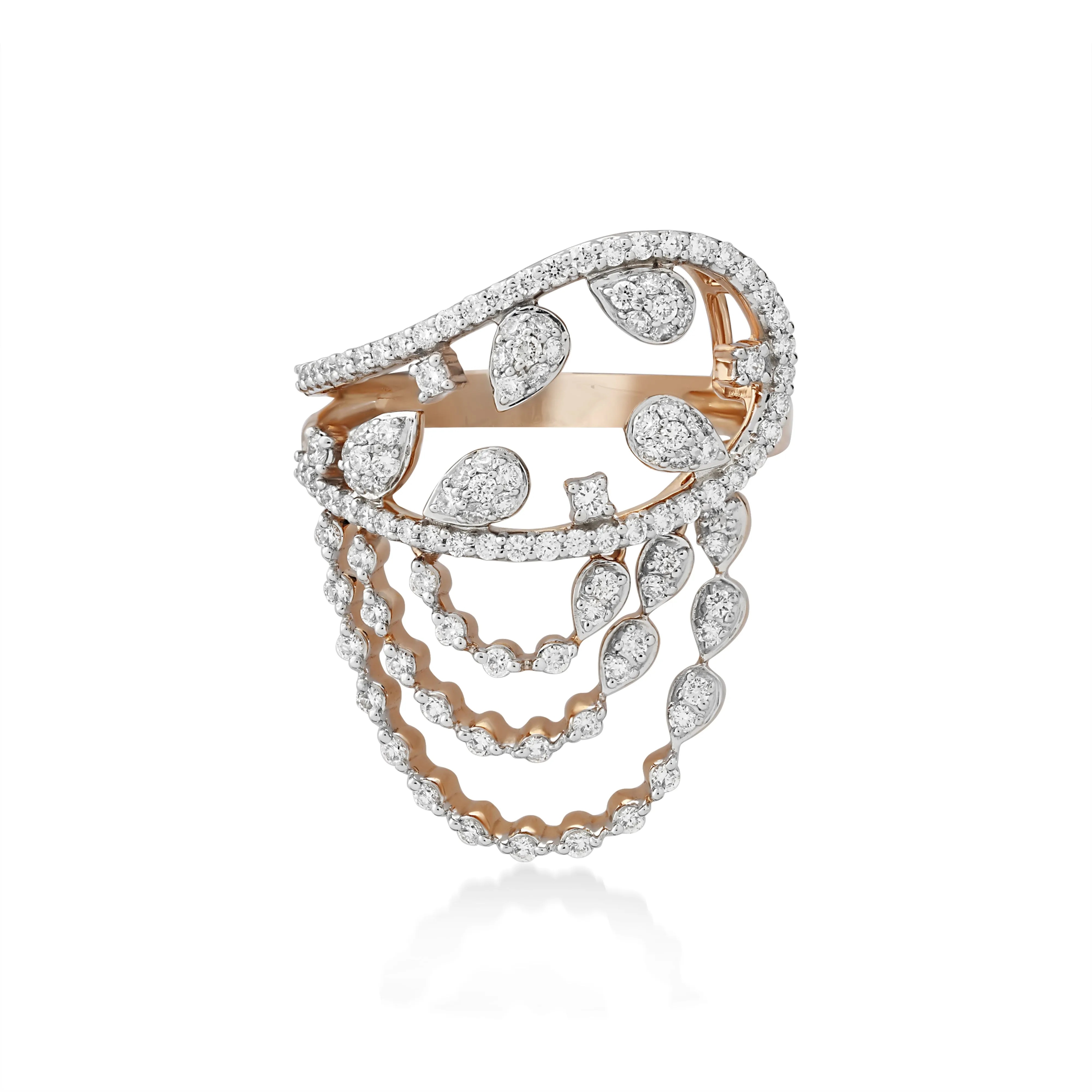 Freeflowing Voyage Diamond Ring