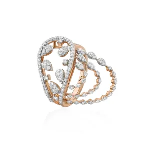 Freeflowing Voyage Diamond Ring