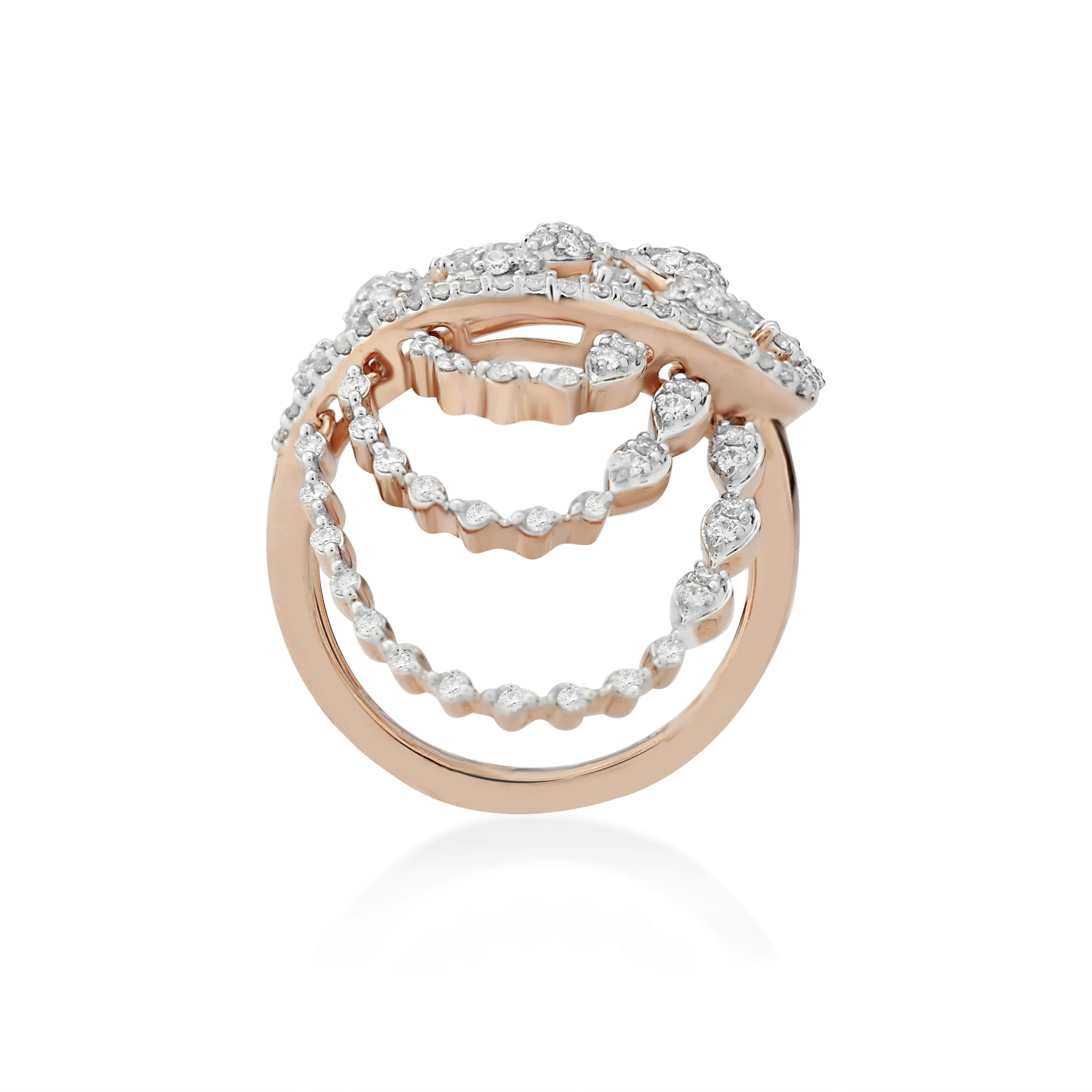 Freeflowing Voyage Diamond Ring