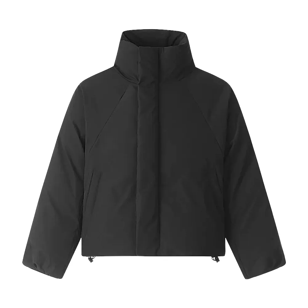 Funnel neck cropped puffer