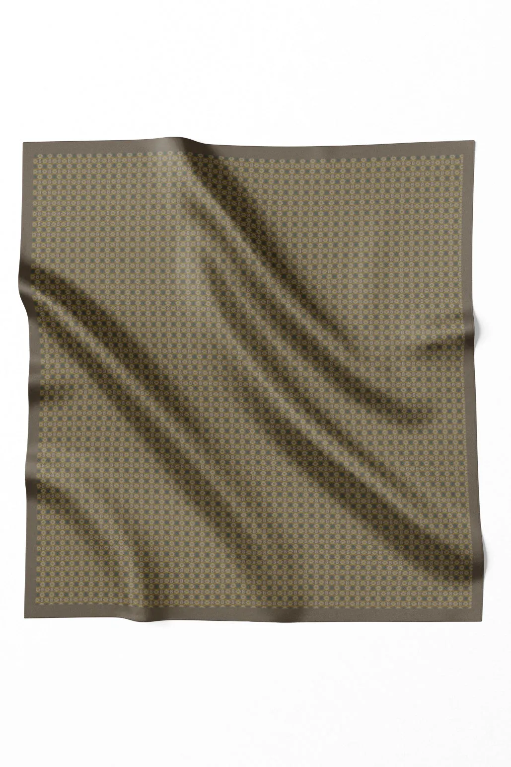 Ikat Voile Square - Canteen