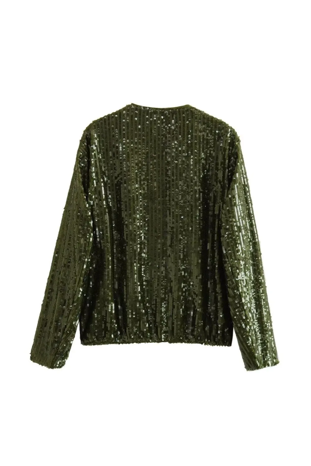 ‘Isabella’ Sequined Pilot Jacket