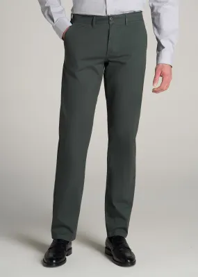 J1 STRAIGHT Leg Chinos in Soft Green - Pants for Tall Men