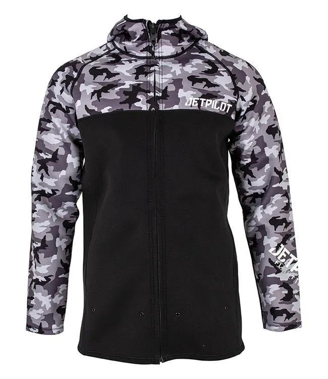 Jetpilot Flight Mens Hooded Tour Coat (2022) - Camo