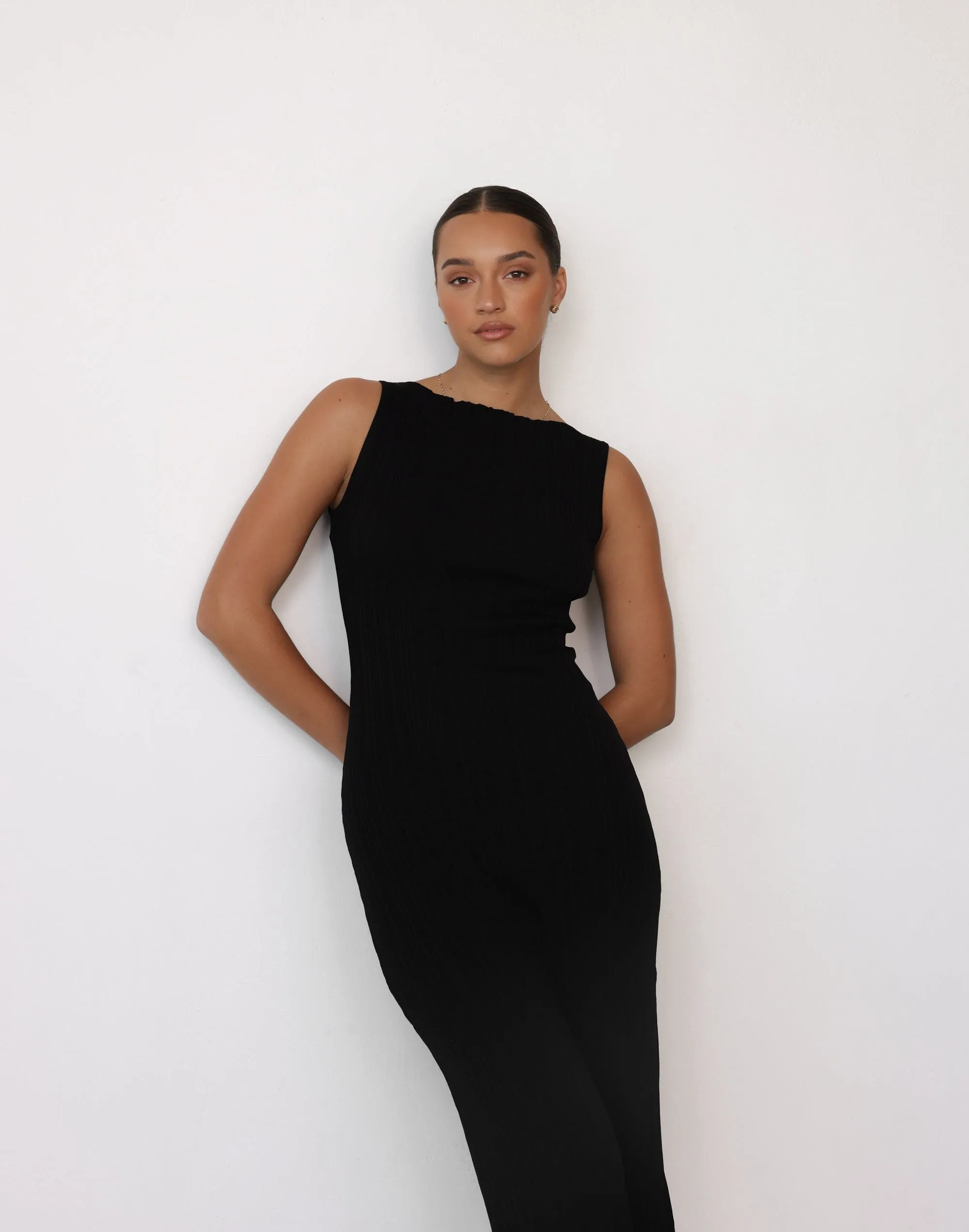 Kienna Maxi Dress (Black)