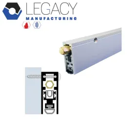 Legacy Manufacturing - 7153 - Surface Automatic Door Bottom - 11/16" x 1-13/16" - Clear Anodized Aluminum - Optional Length