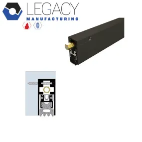 Legacy Manufacturing - 7263 - Semi-Mortised Automatic Door Bottom - 29/32" x 1-15/16" - Dark Bronze Anodized Aluminum - Optional Length