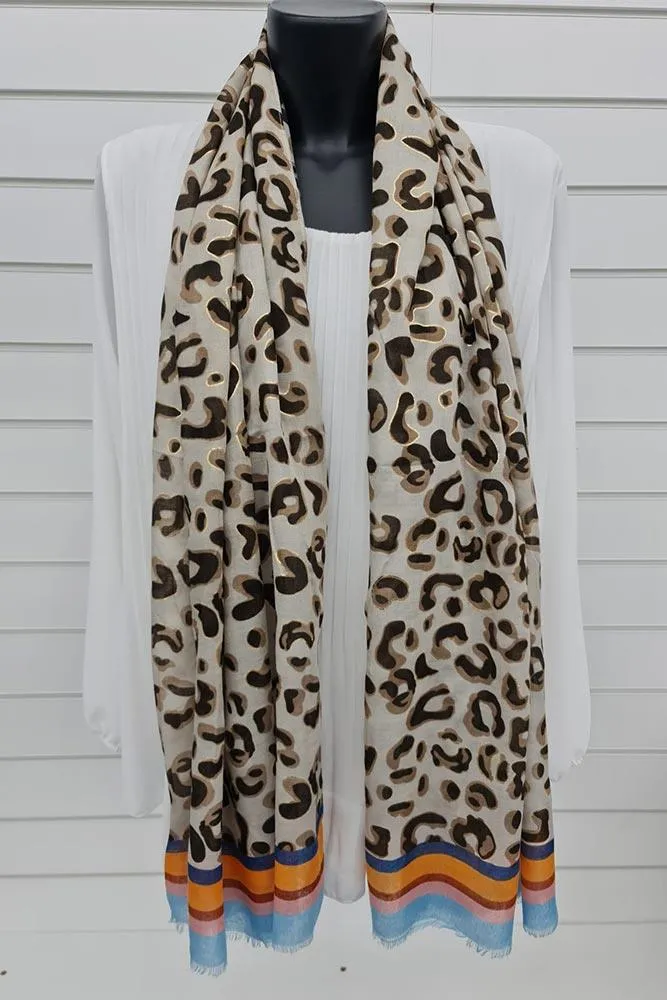 Leopard Print Scarf