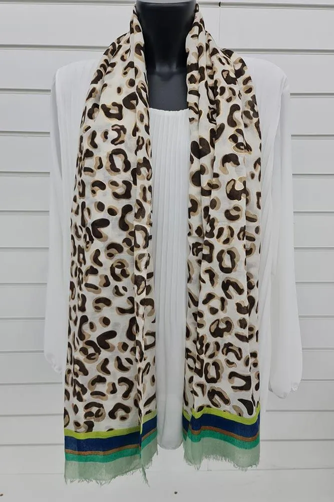 Leopard Print Scarf