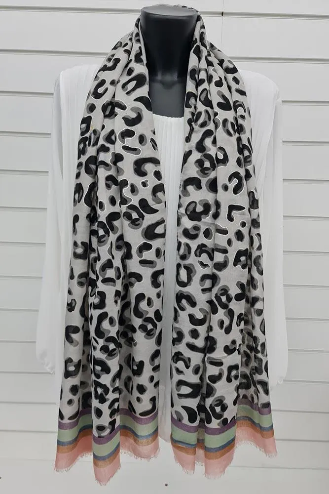 Leopard Print Scarf