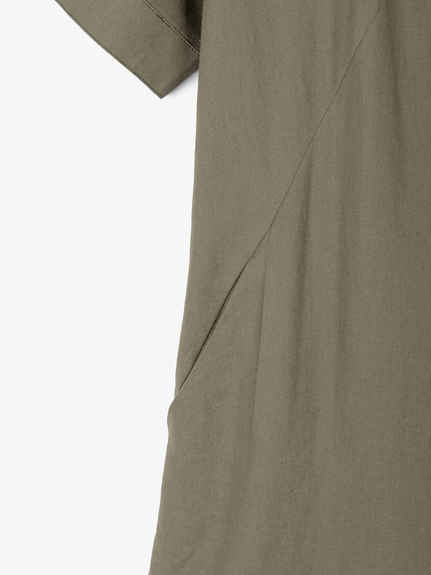 Linen Wrap Dress