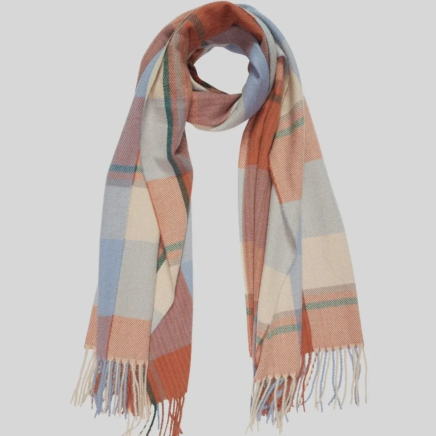 Louenhide Balmoral Scarf - Blue Check