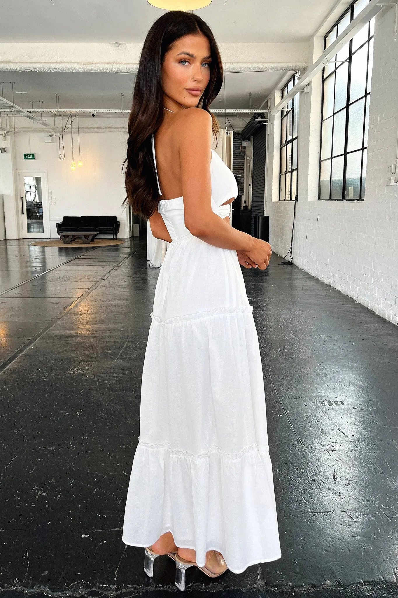 Lucy Maxi Dress - White