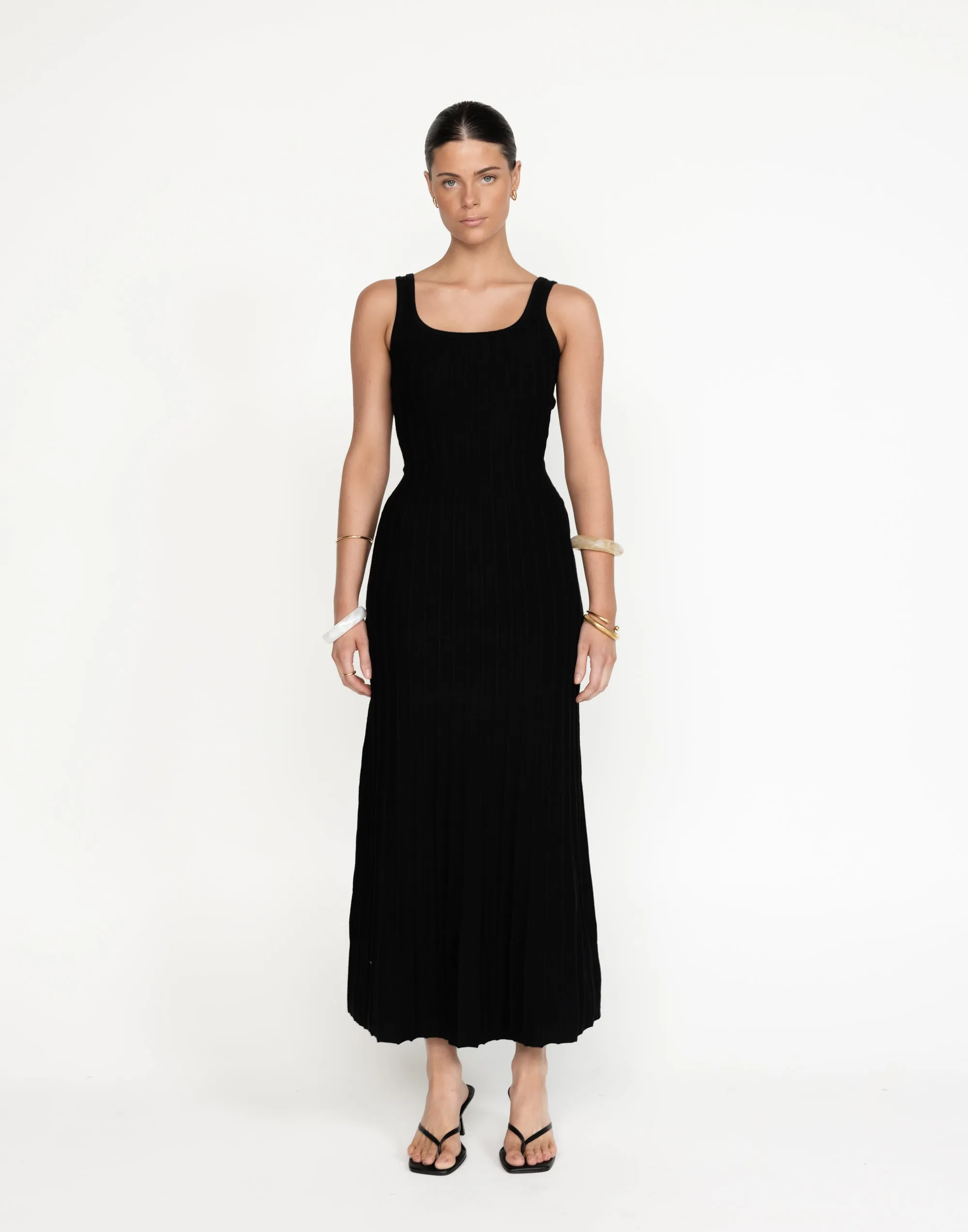 Marzia Maxi Dress (Black)