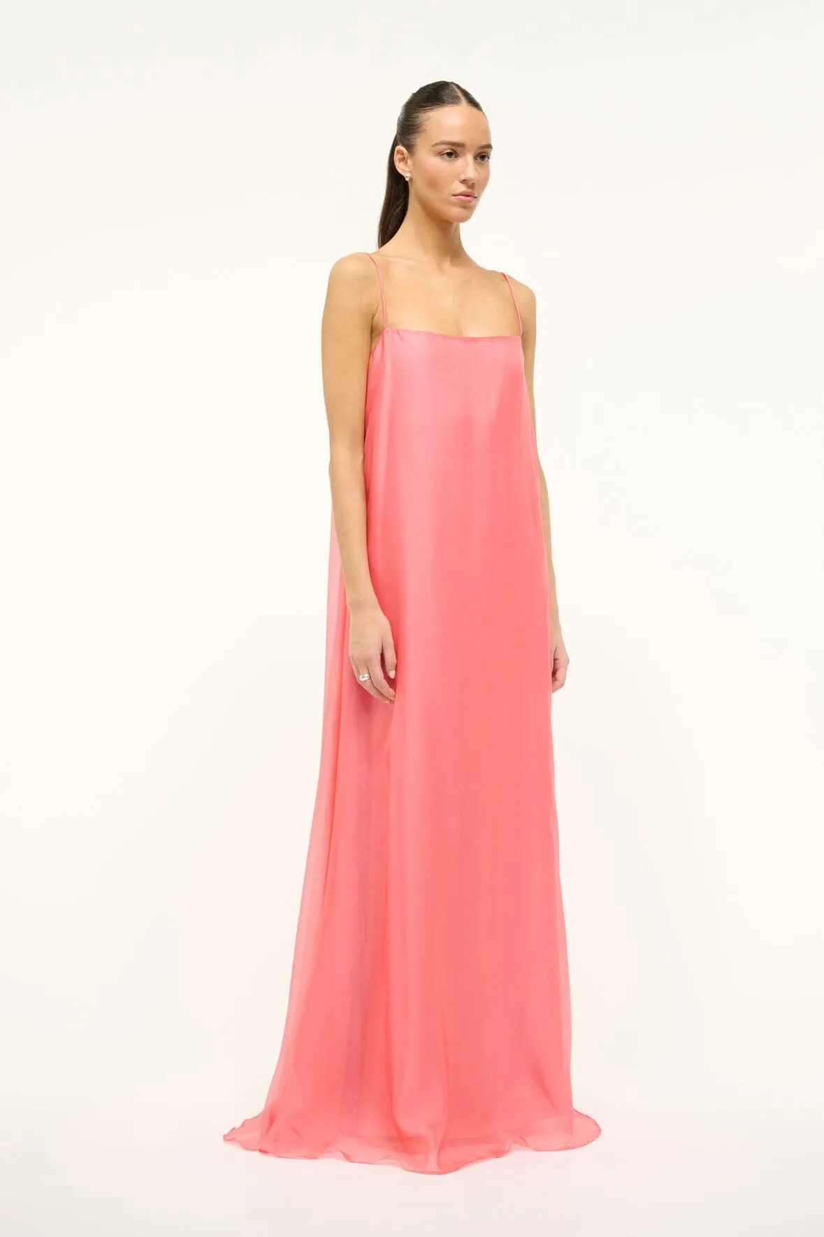 MAXI DELFINA DRESS | FLAMINGO