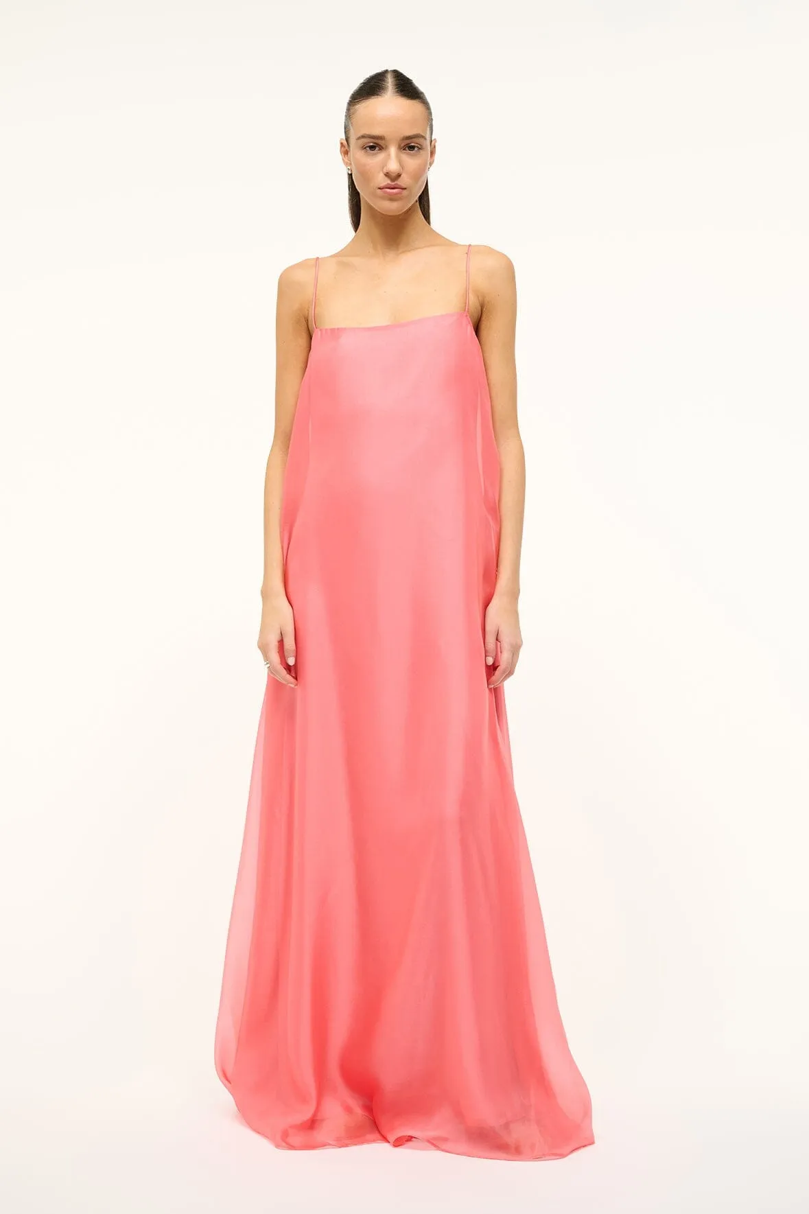 MAXI DELFINA DRESS | FLAMINGO