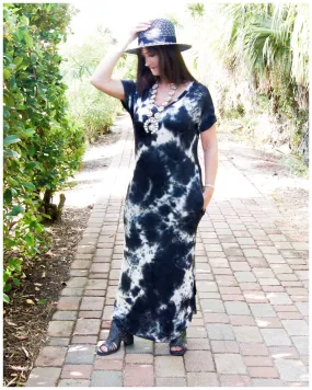 Midnight Magic Tie-Dye Maxi