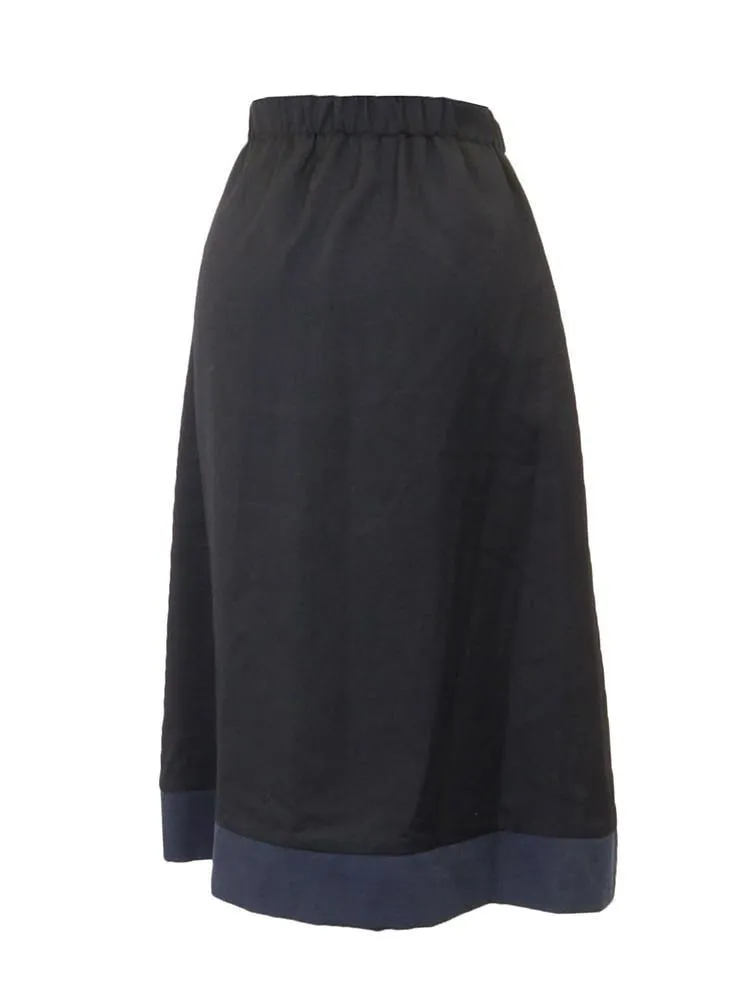 Miz Wear Apron Pleat Skirt