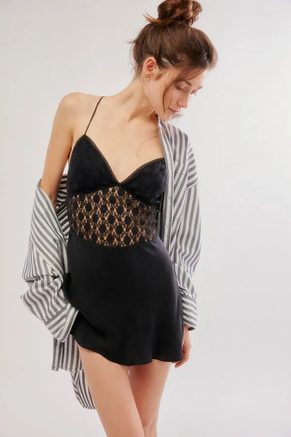 New Love Mini Slip Black