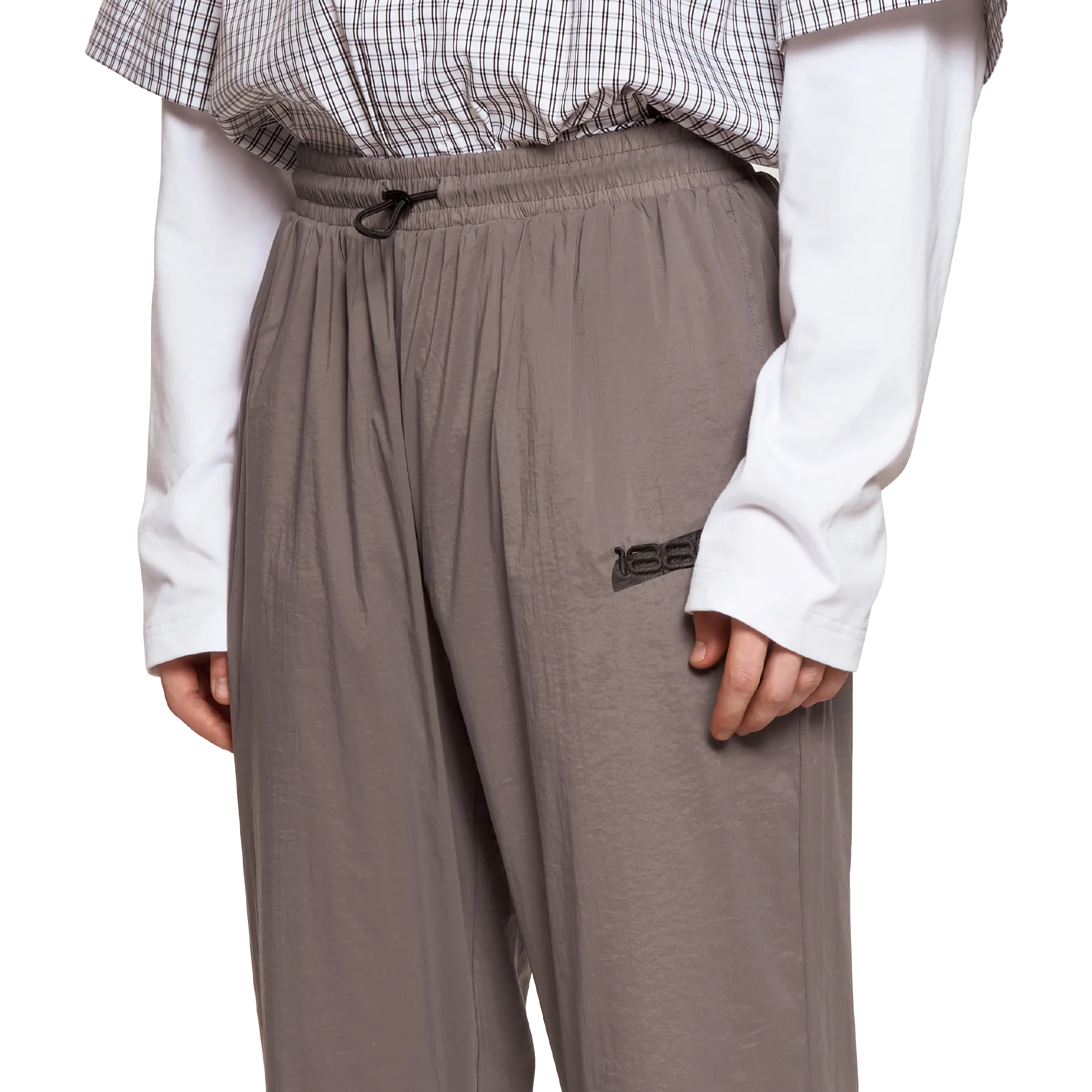 NYLON PANTS - GREY