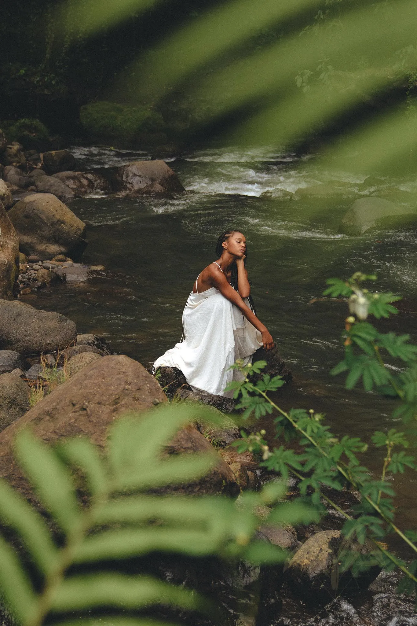 Off White Padma Dress • Linen Cotton Wedding Dress • Boho Beach Dress