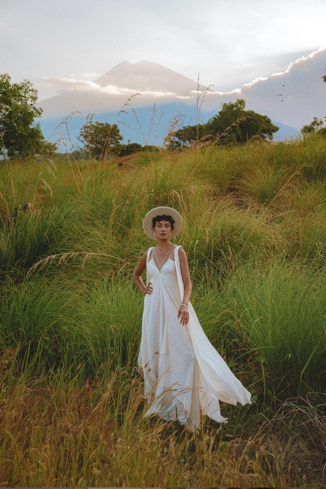 Off White Padma Dress • Linen Cotton Wedding Dress • Boho Beach Dress