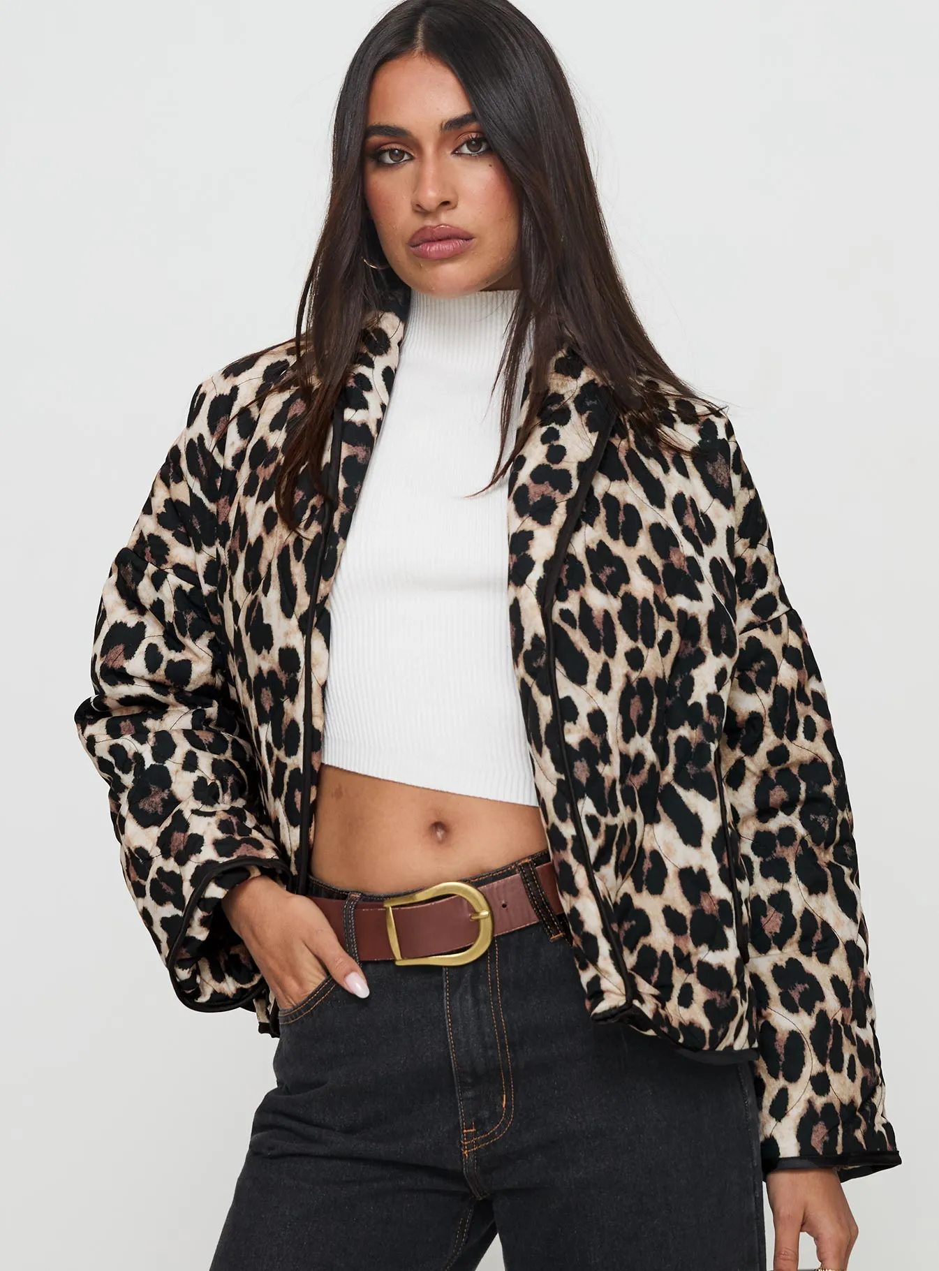 One I Want Jacket Leopard