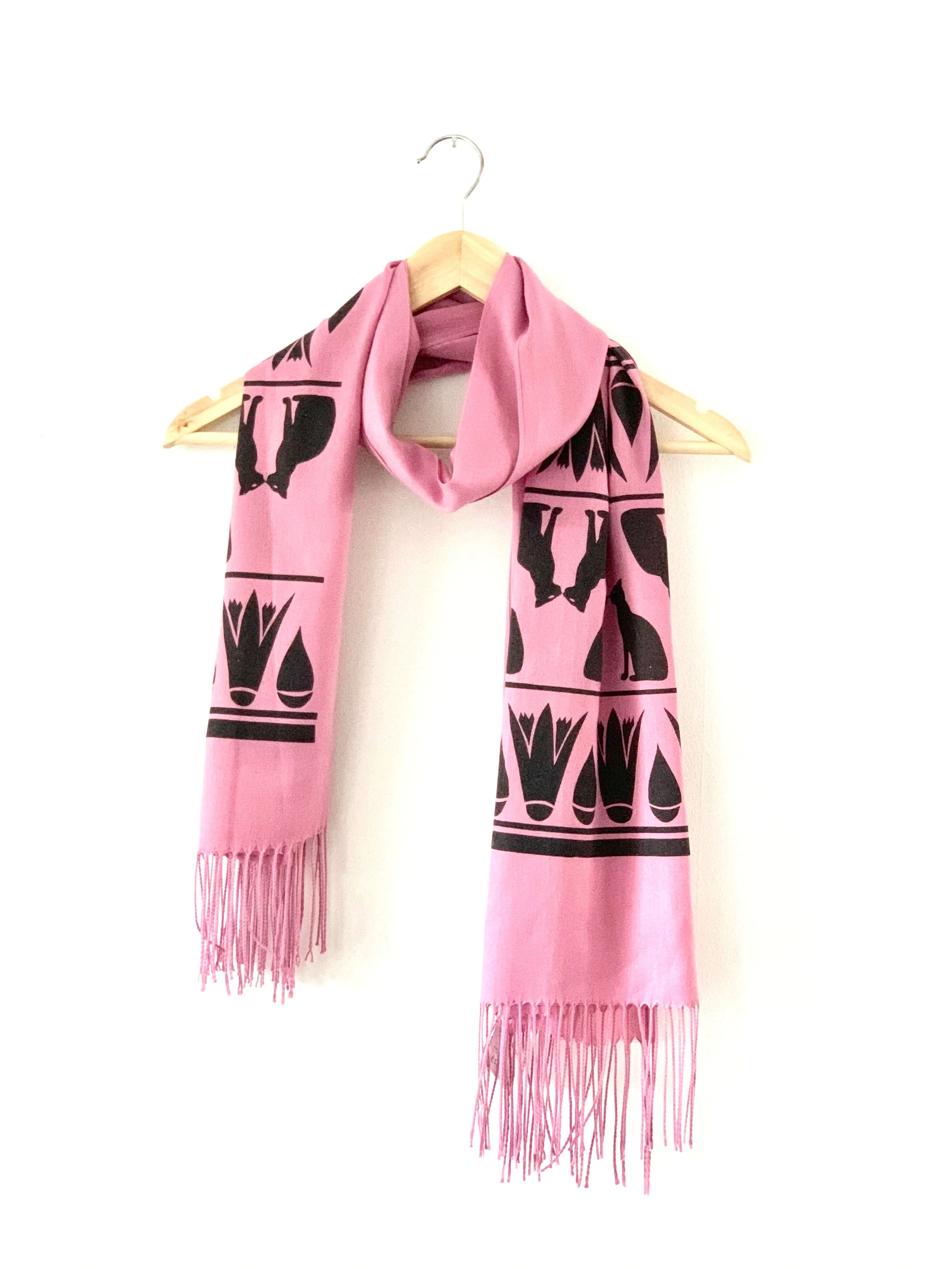 Pink Cat Scarf