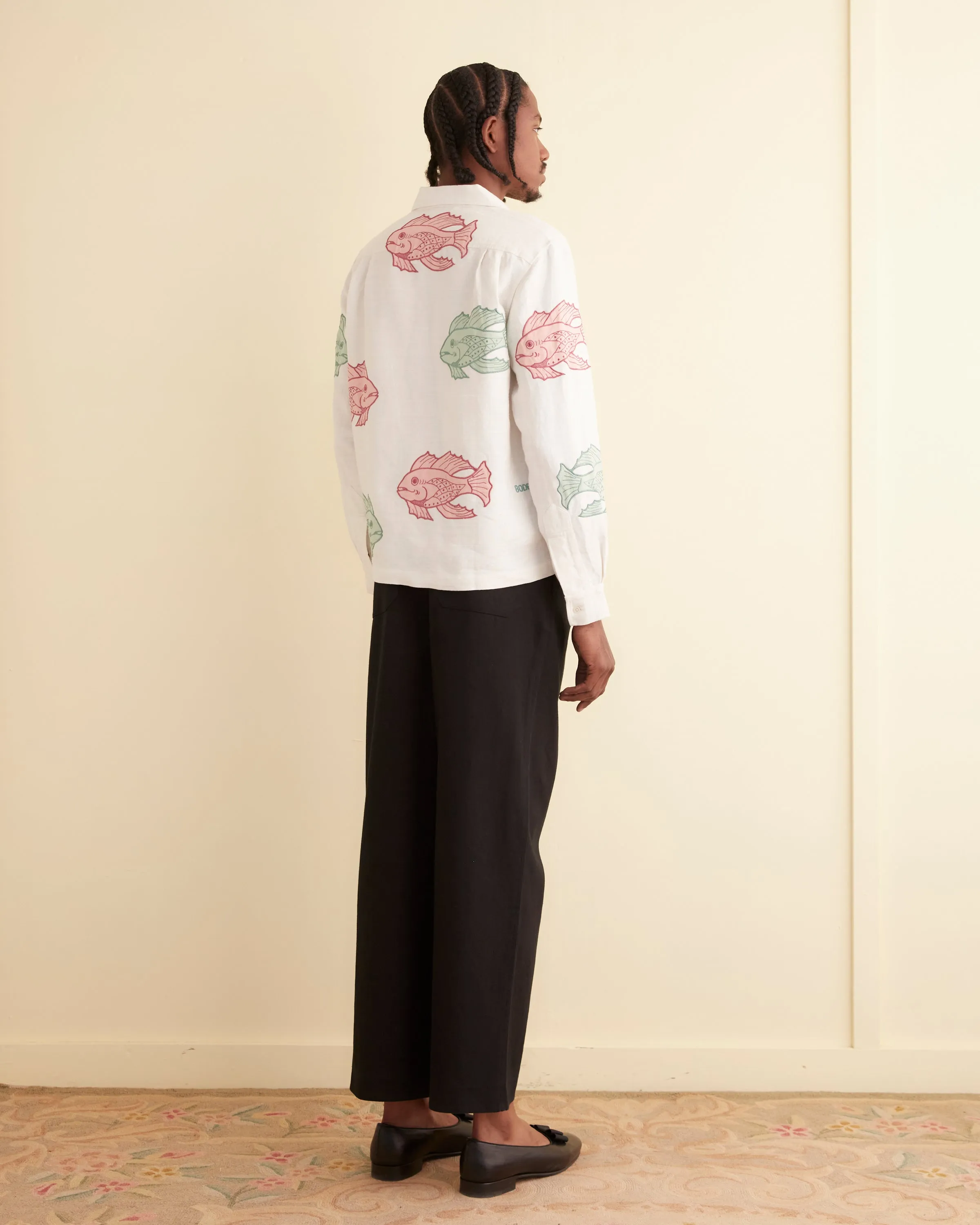 Piscine Appliqué Long Sleeve Shirt