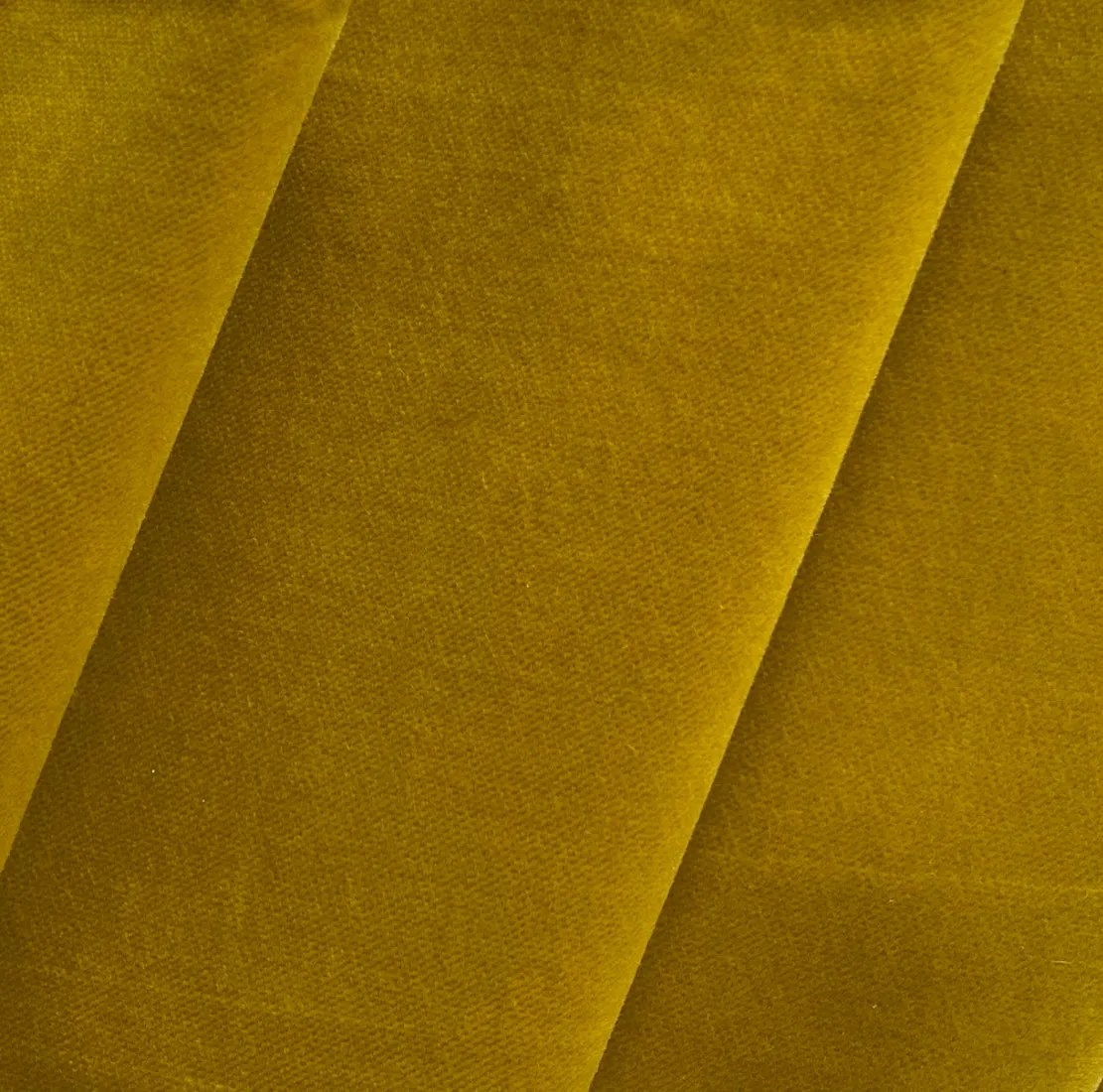 Plush Ochre Stretch Cotton Velveteen (Made in Italy)