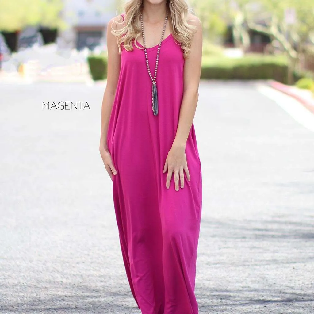 Pocket Maxi Tank Dress | S-XL