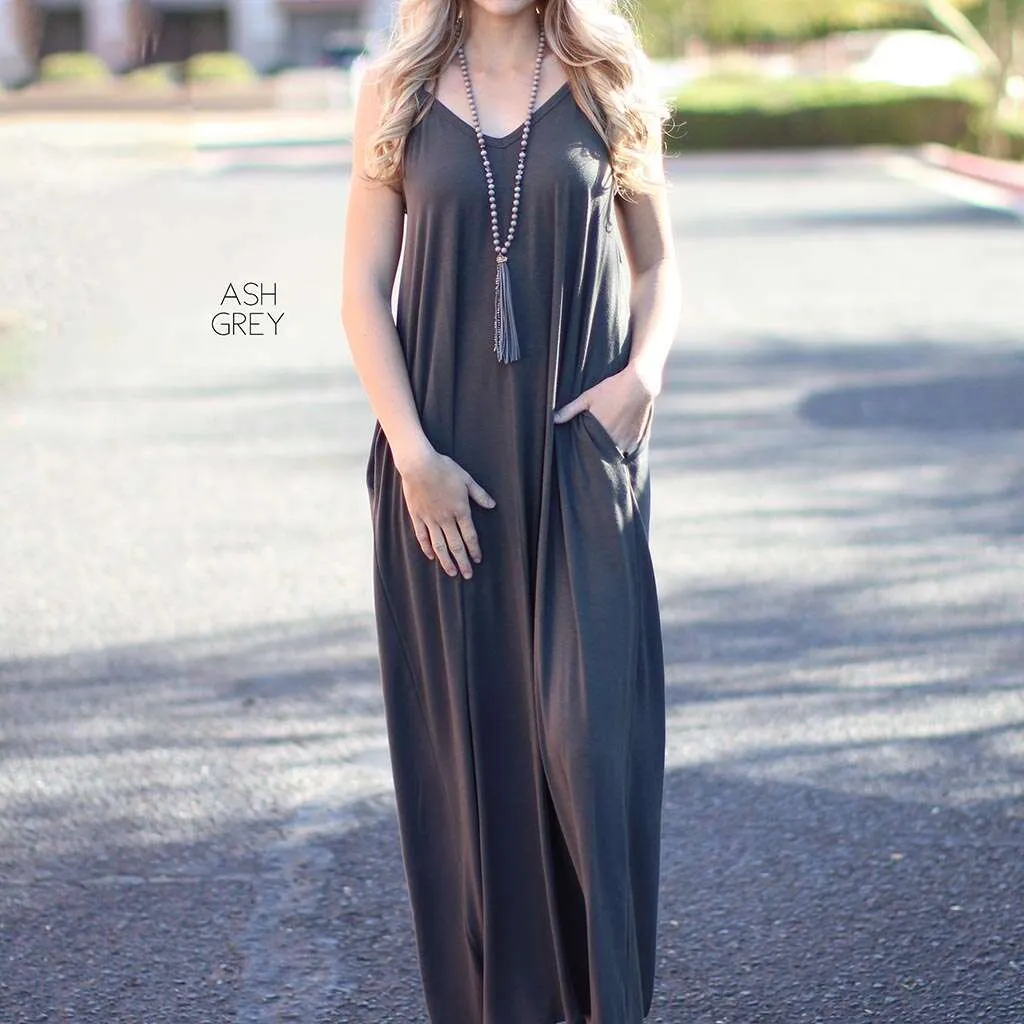 Pocket Maxi Tank Dress | S-XL