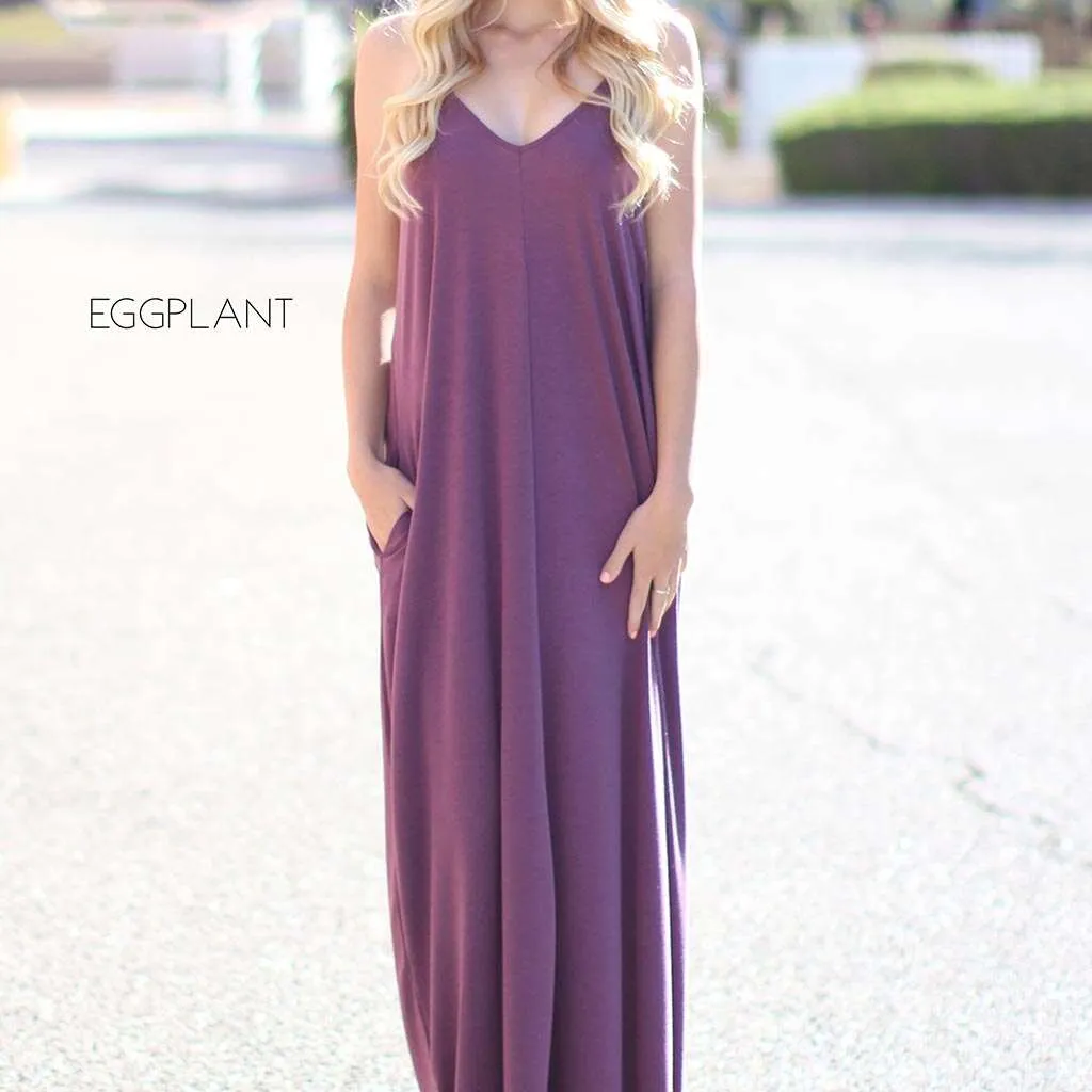 Pocket Maxi Tank Dress | S-XL