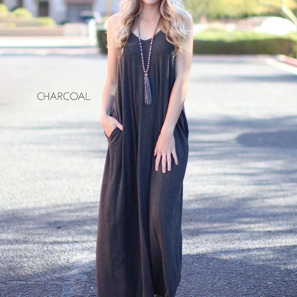 Pocket Maxi Tank Dress | S-XL